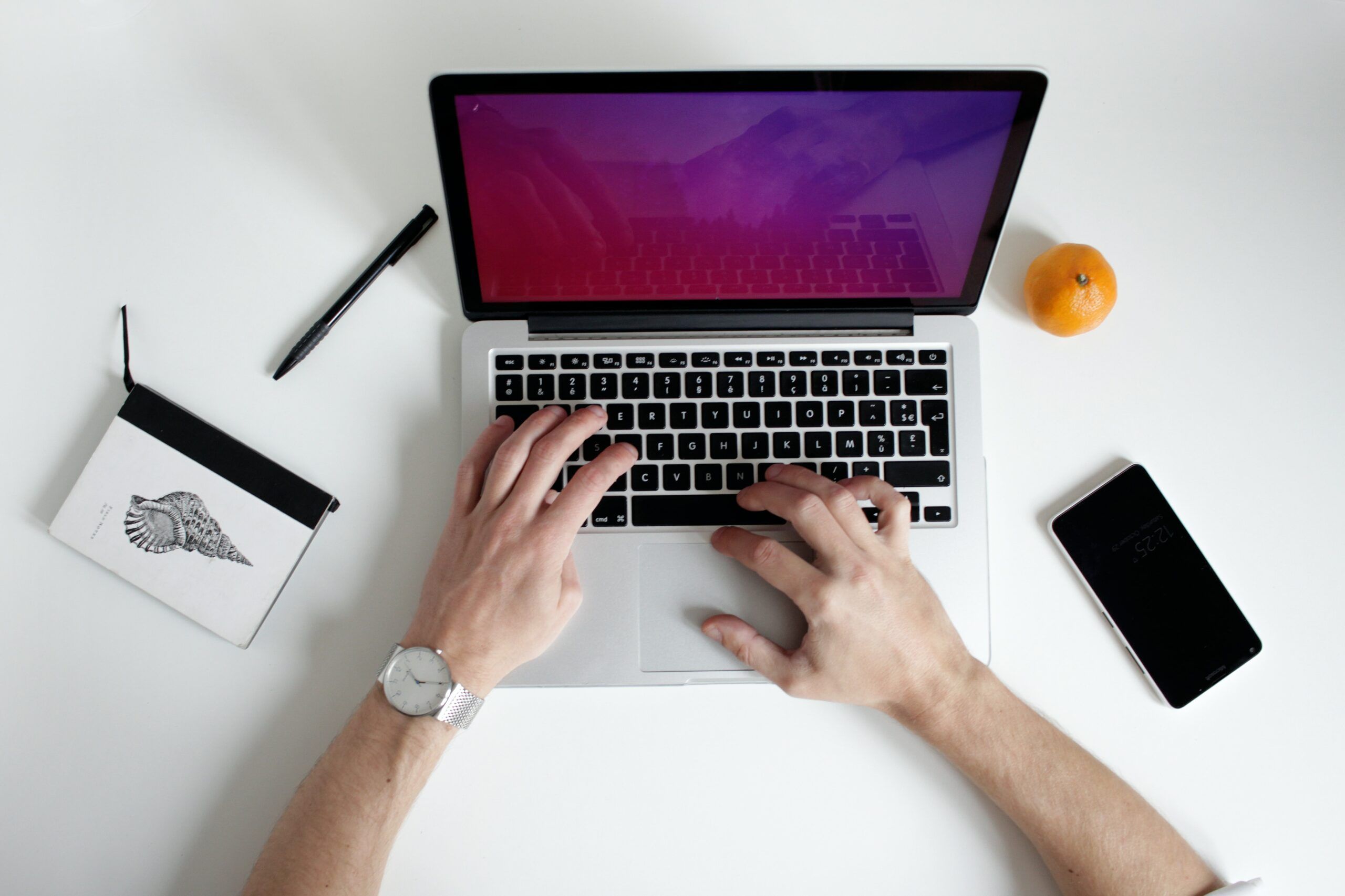 orange-and-laptop